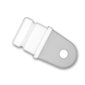 1” square jaw slide - white