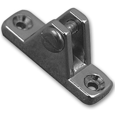 10° large deck hinge - chrome