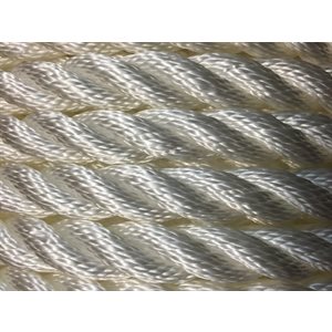 polypropylene twisted rope 3 / 16" white