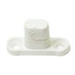 plastic turn stud - white