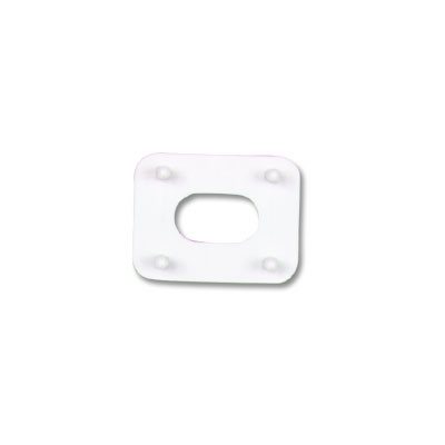 plastic washer plate - white