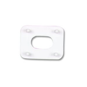 plastic washer plate - white