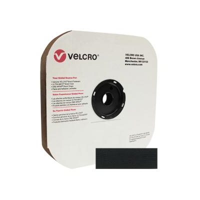 SELF-ADHESIVE MALE VELCRO / BLACK - 1''