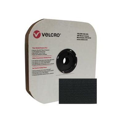 SELF-ADHESIVE MALE VELCRO / BLACK - 2”