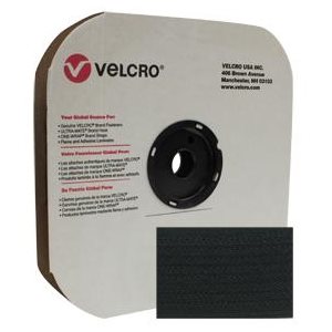 SELF-ADHESIVE MALE VELCRO / BLACK - 2”