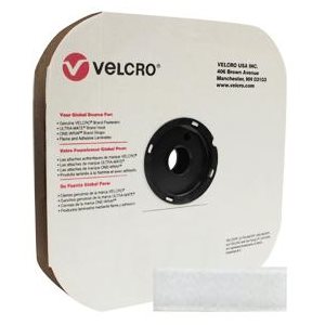 SELF-ADHESIVE FEMALE VELCRO / WHITE - 1”